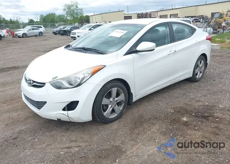 2013 Hyundai Elantra Gls из США, поврежденный, VIN 5NPDH4AE7DH429608
